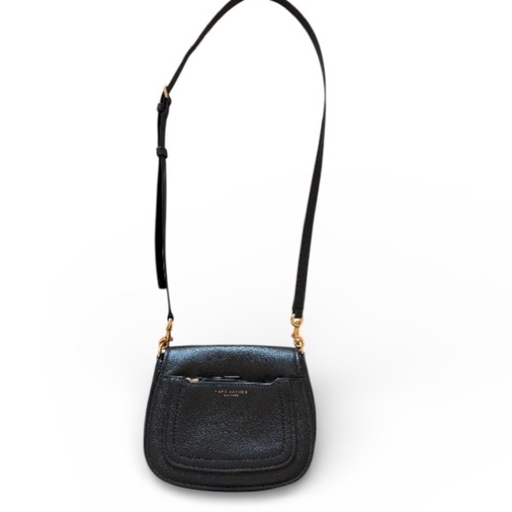 Marc Jacobs Black Pebbled Leather Crossbody Bag - Picture 4 of 15